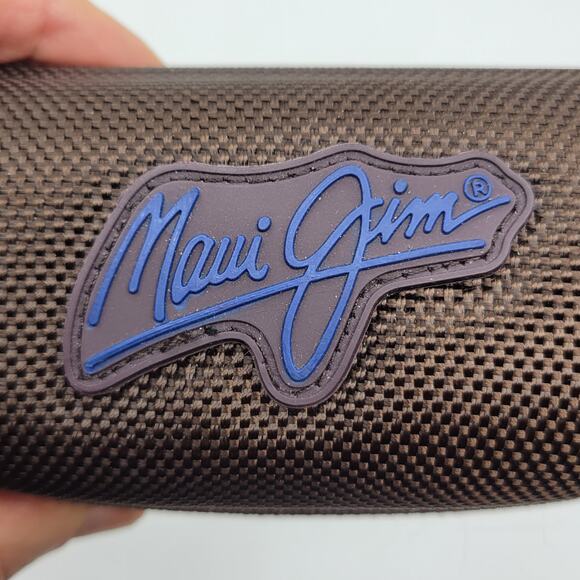 Maui Jim small zipped around hard sunglasses eyeglasses case with clip - Picture 3 of 8